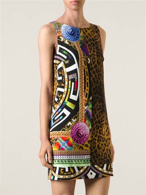 versace leopard print dress|Versace leopard.